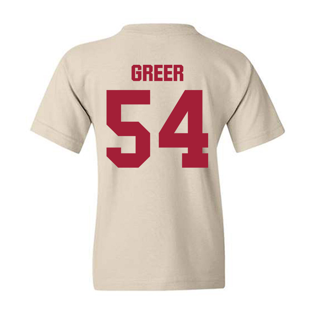 Indiana - NCAA Football : Jack Greer - Youth T-Shirt-1