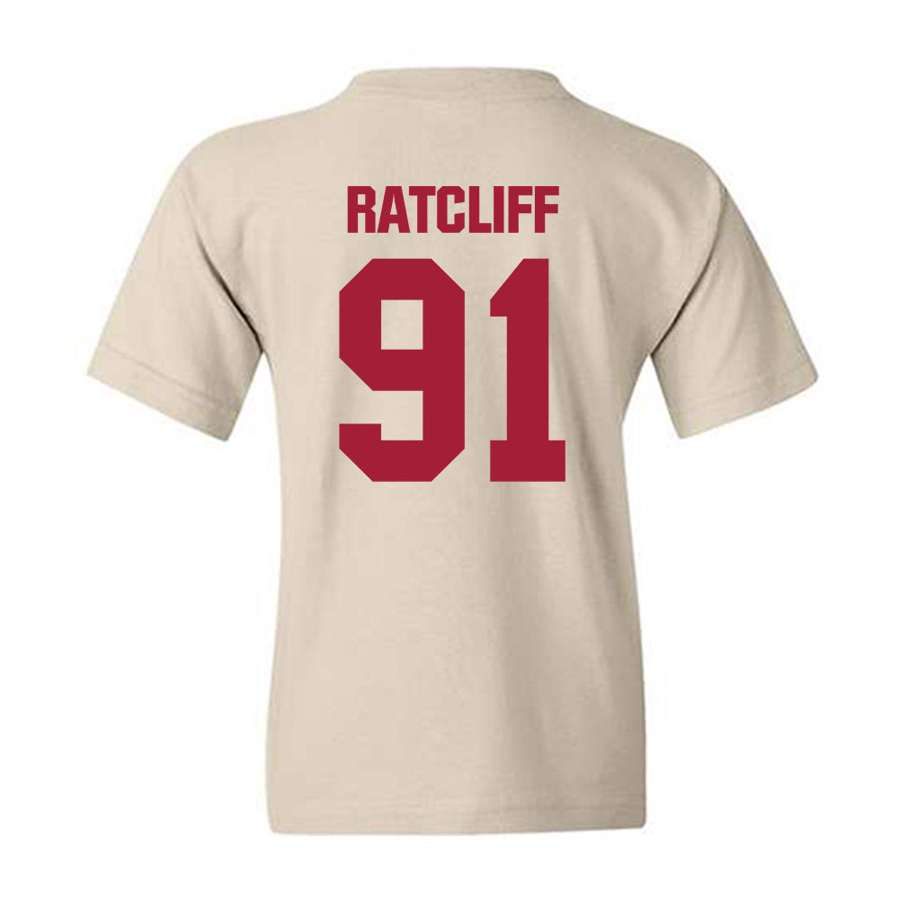 Indiana - NCAA Football : Dominique Ratcliff - Youth T-Shirt-1