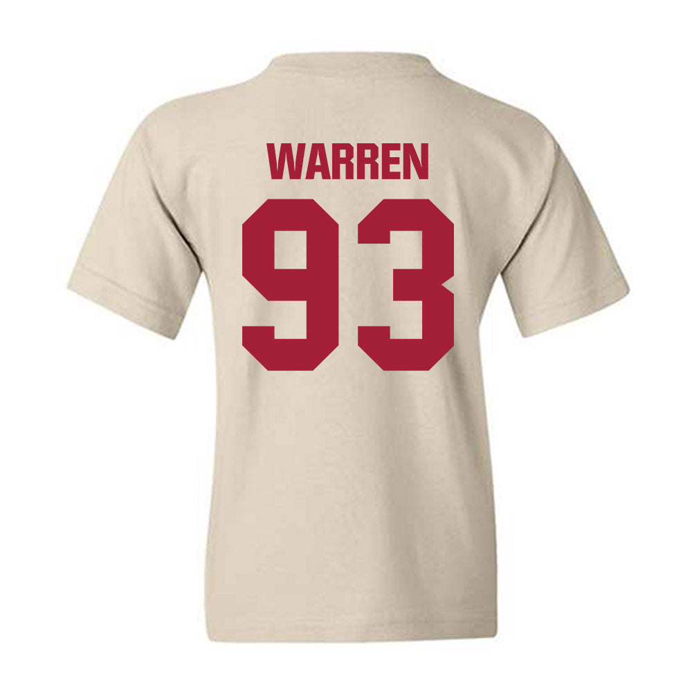 Indiana - NCAA Football : Quinn Warren - Youth T-Shirt-1