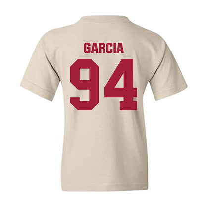 Indiana - NCAA Football : Kyler Garcia - Youth T-Shirt-1