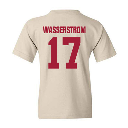 Indiana - NCAA Football : Jackson Wasserstrom - Youth T-Shirt-1