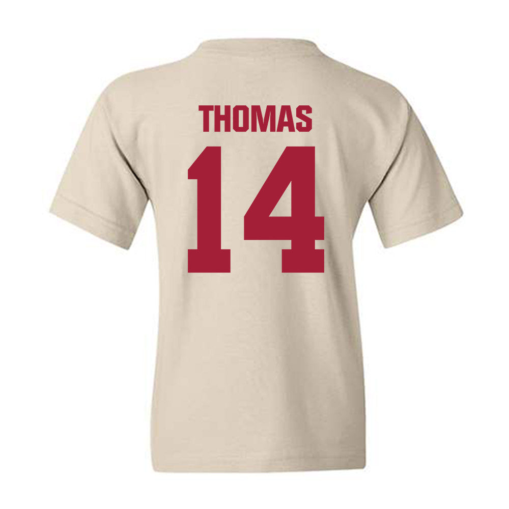 Indiana - NCAA Baseball : Brayton Thomas - Youth T-Shirt-1