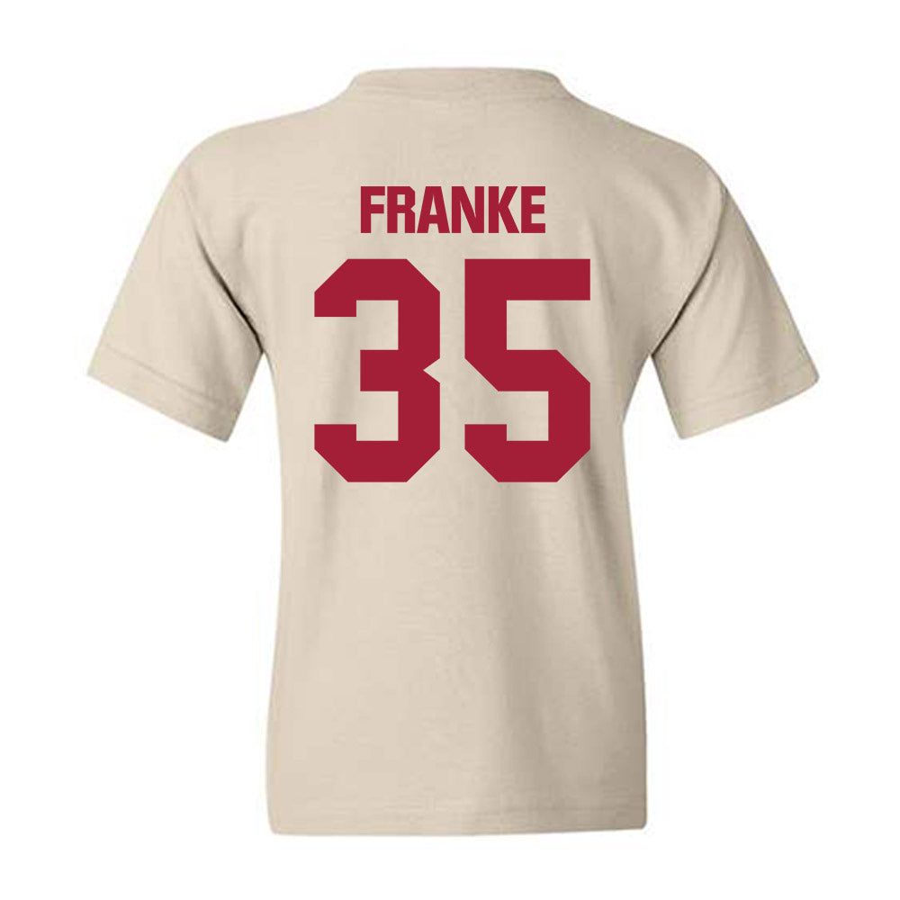 Indiana - NCAA Football : Brendan Franke - Youth T-Shirt-1