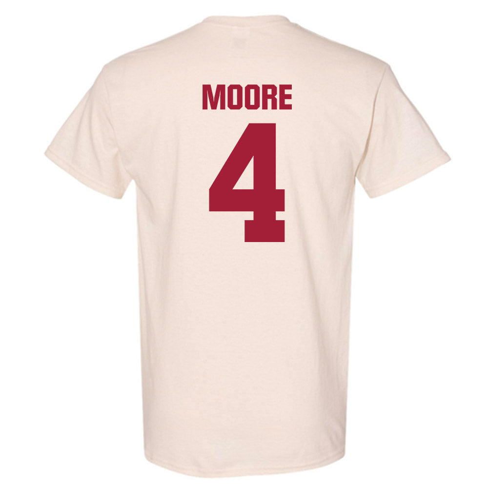 Indiana - NCAA Baseball : Will Moore - T-Shirt-1