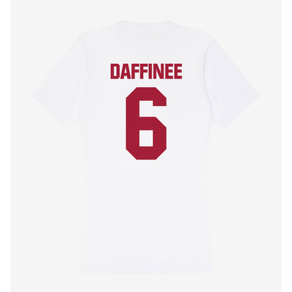 Indiana - NCAA Women's Volleyball : kenzie daffinee - Women's V-Neck T-Shirt-1