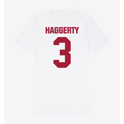 Indiana - NCAA Women's Soccer : Bella Haggerty - Women's V-Neck T-Shirt-1