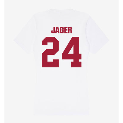 Indiana - NCAA Women's Volleyball : Jaidyn Jager - Women's V-Neck T-Shirt-1