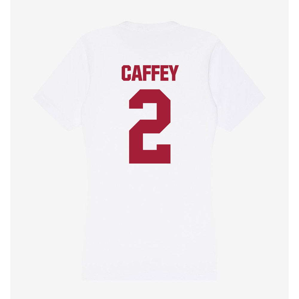 Indiana - NCAA Women's Basketball : Nevaeh Caffey - Women's V-Neck T-Shirt-1