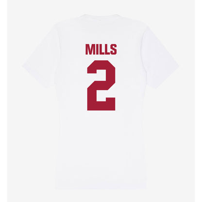 Indiana - NCAA Women's Volleyball : Carly Mills - Women's V-Neck T-Shirt-1
