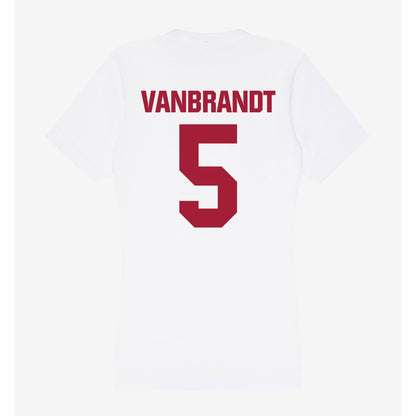 Indiana - NCAA Softball : Aly VanBrandt - Women's V-Neck T-Shirt-1