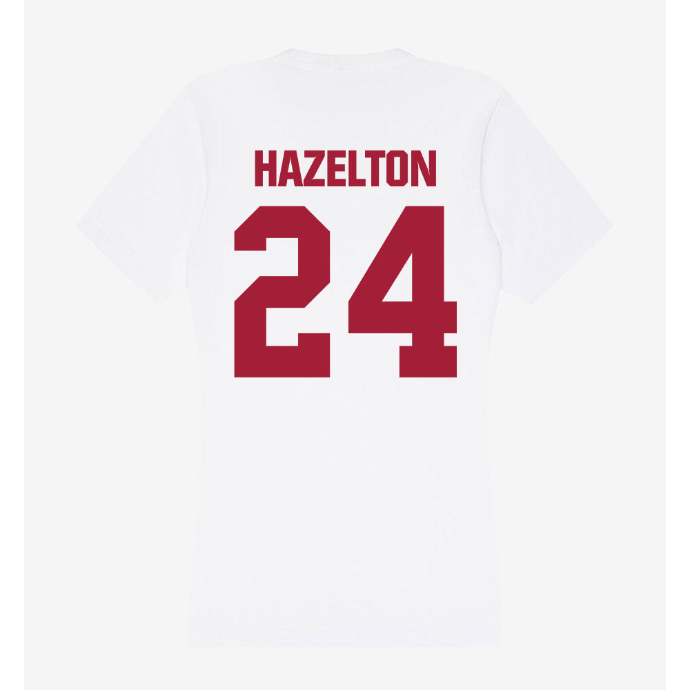 Indiana - NCAA Women's Volleyball : Reese Hazelton - Women's V-Neck T-Shirt-1