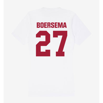 Indiana - NCAA Women's Volleyball : Ella Boersema - Women's V-Neck T-Shirt-1