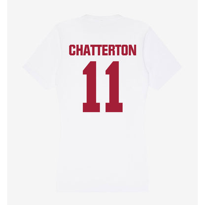 Indiana - NCAA Women's Soccer : Jenna Chatterton - Women's V-Neck T-Shirt-1