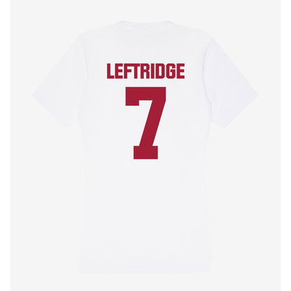 Indiana - NCAA Women's Volleyball : Hannah Leftridge - Women's V-Neck T-Shirt-1