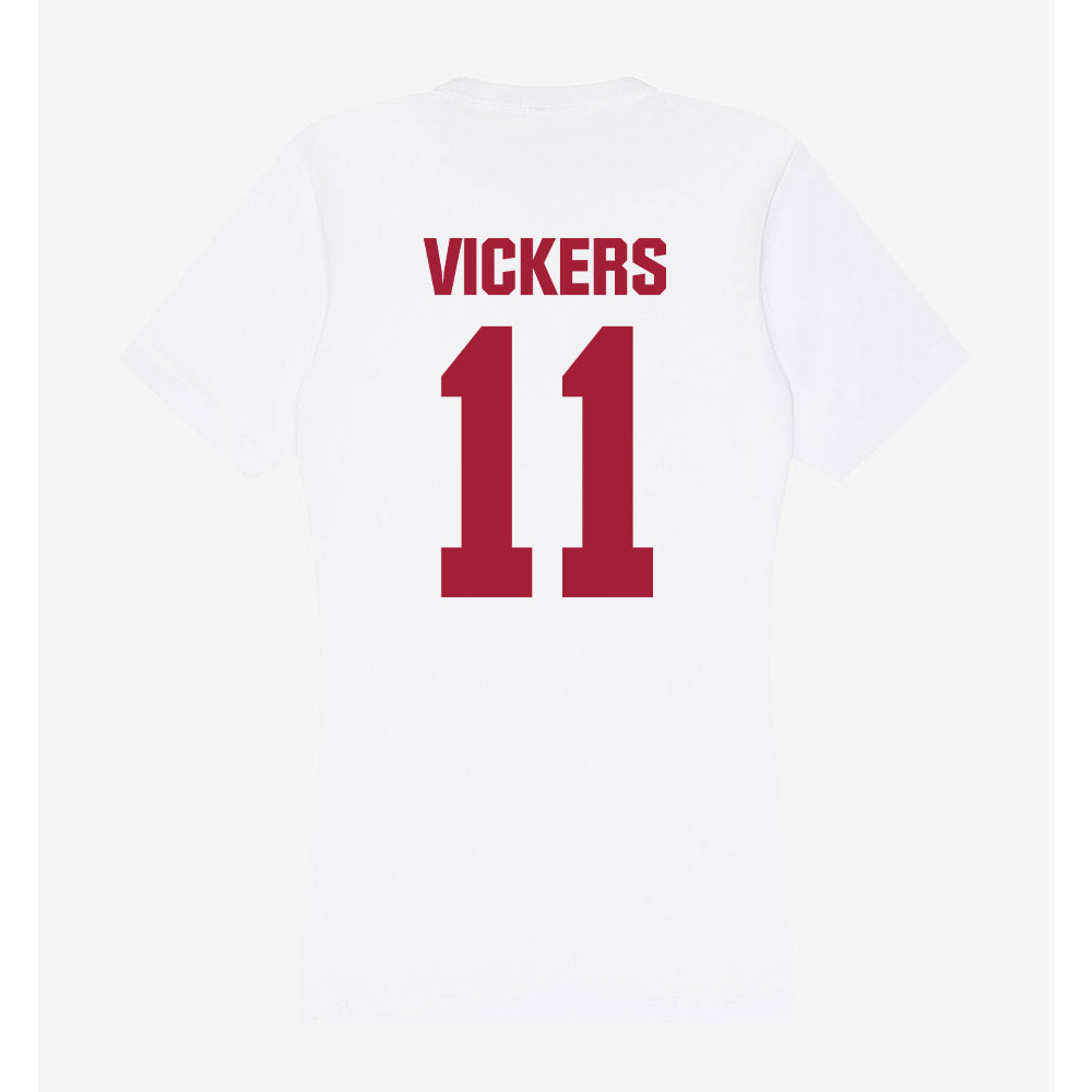 Indiana - NCAA Women's Volleyball : Ava Vickers - Women's V-Neck T-Shirt-1
