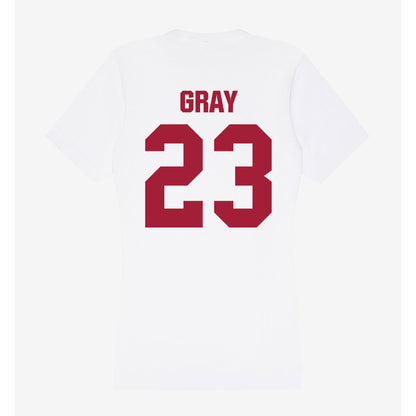 Indiana - NCAA Women's Volleyball : Victoria Gray - Women's V-Neck T-Shirt-1