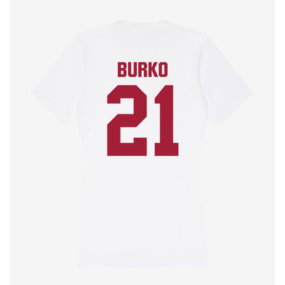 Indiana - NCAA Softball : Sydni Burko - Women's V-Neck T-Shirt-1