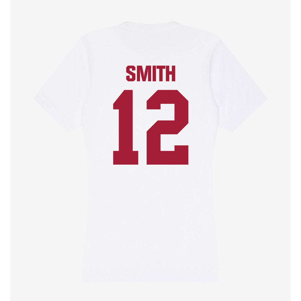 Indiana - NCAA Women's Volleyball : Jessica Smith - Women's V-Neck T-Shirt-1