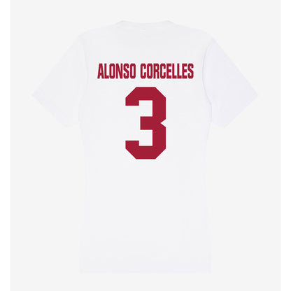 Indiana - NCAA Women's Volleyball : Candela Alonso Corcelles - Women's V-Neck T-Shirt-1