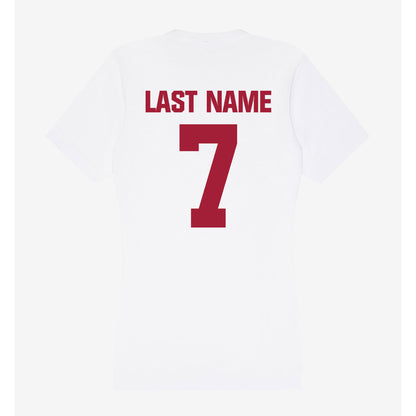 Indiana - NCAA Women's Basketball : Jerni Kiaku - Women's V-Neck T-Shirt-1