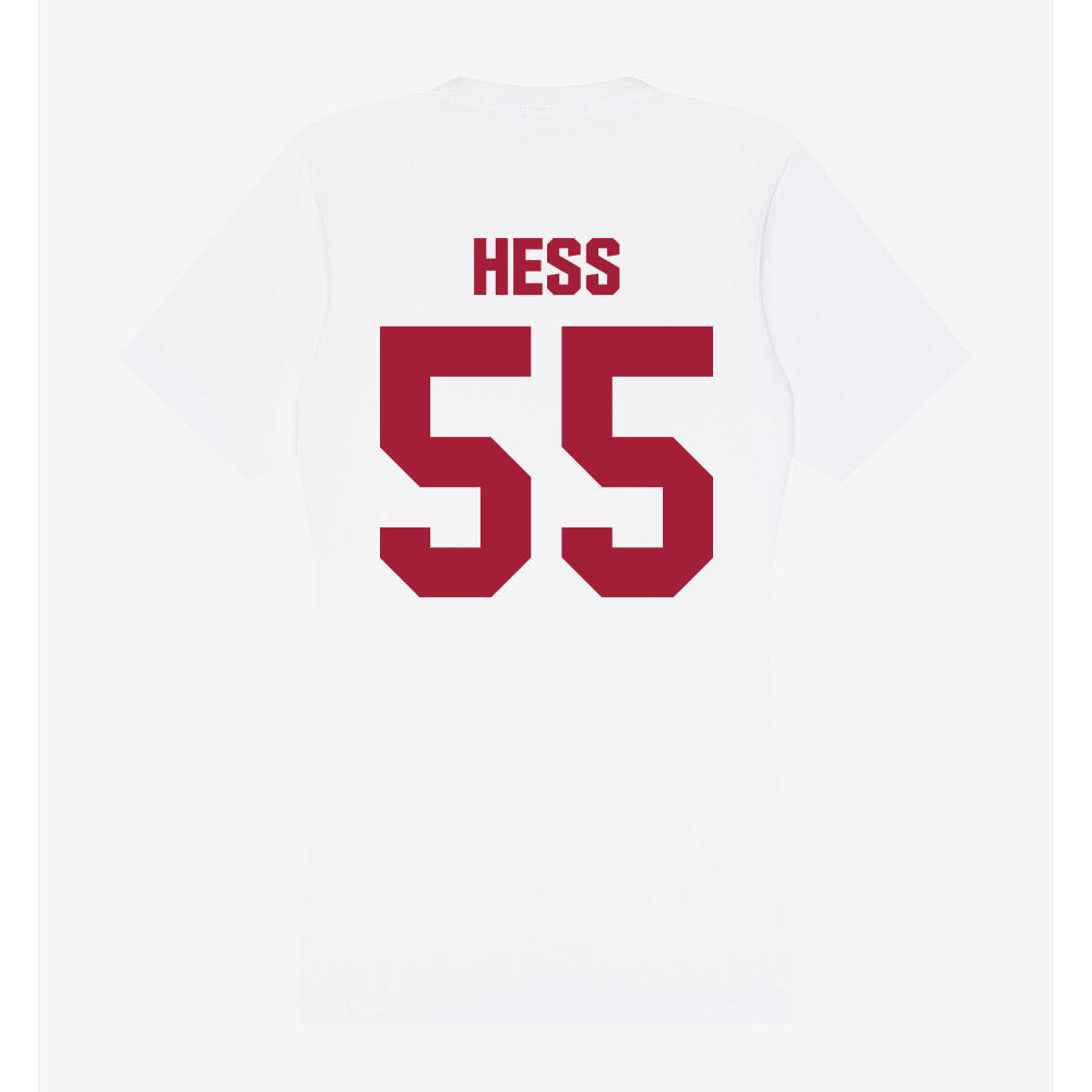 Indiana - NCAA Softball : Taylor Hess - Women's V-Neck T-Shirt-1