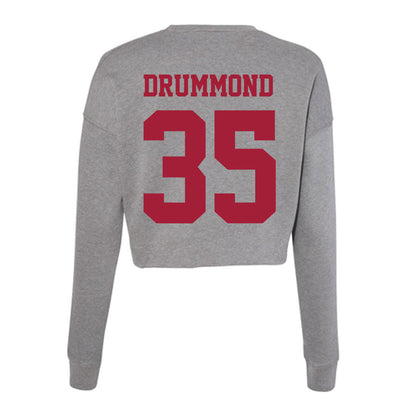 Indiana - NCAA Softball : Peyton Drummond - Classic Shersey Women's Cropped Crew Fleece-1