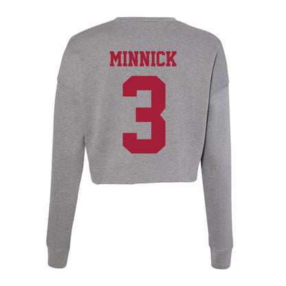 Indiana - NCAA Softball : Taylor Minnick - Classic Shersey Women's Cropped Crew Fleece-1