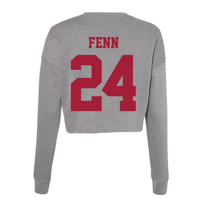 Indiana - NCAA Women's Basketball : Sydney Fenn - Classic Shersey Women's Cropped Crew Fleece-1