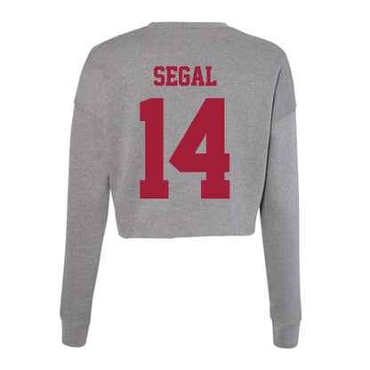 Indiana - NCAA Women's Volleyball : Emma Segal - Classic Shersey Women's Cropped Crew Fleece-1