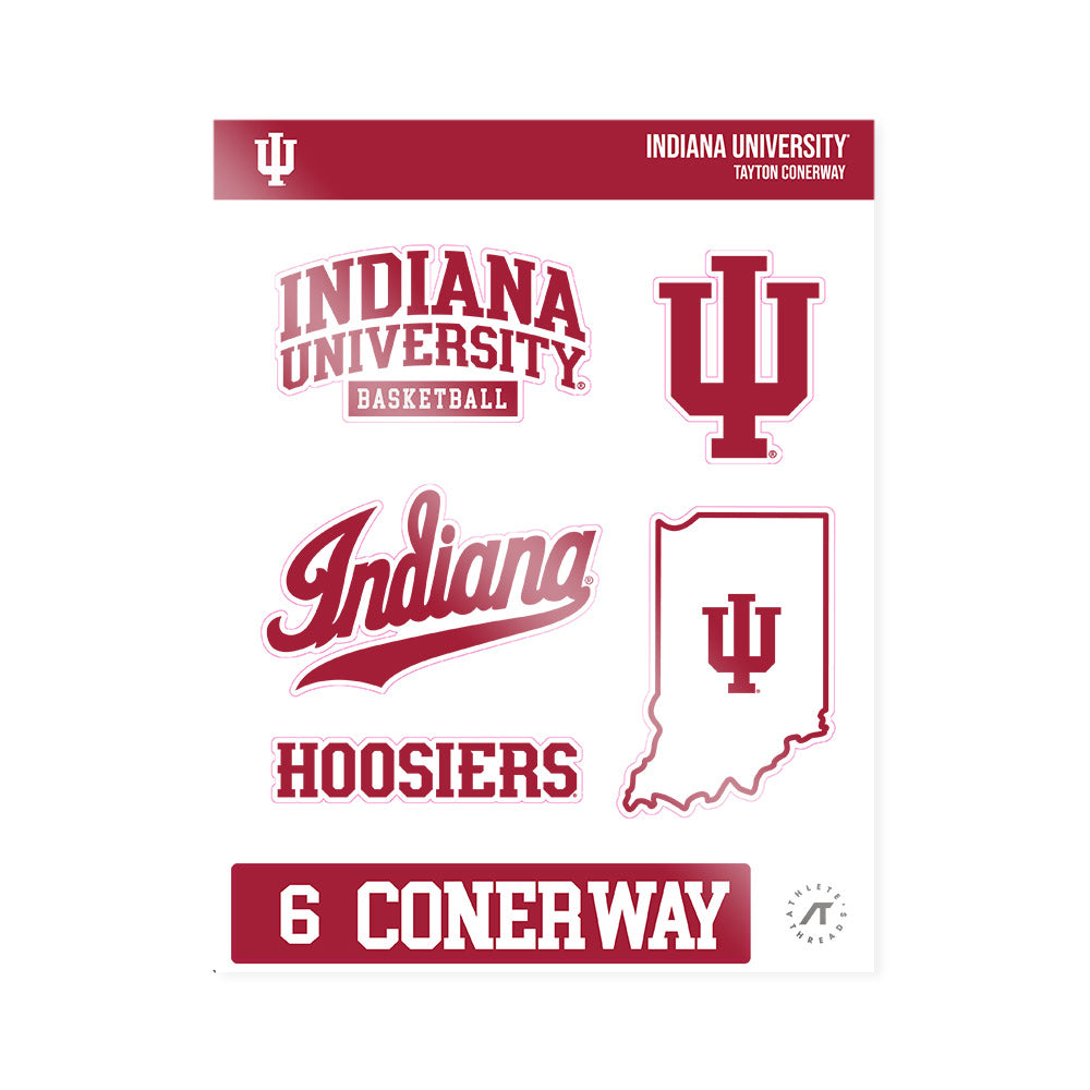 Indiana - NCAA Men's Basketball : Tayton Conerway - Sticker Sheet-0