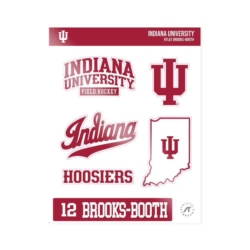 Indiana - NCAA Women's Field Hockey : Rylee Brooks-Booth - Sticker Sheet-0