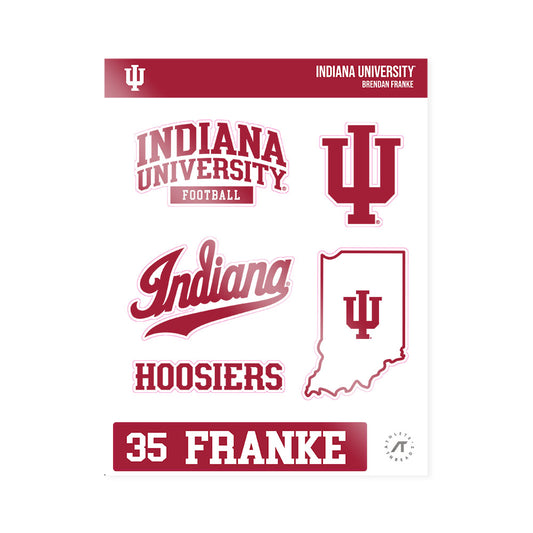 Indiana - NCAA Football : Brendan Franke - Sticker Sheet-0