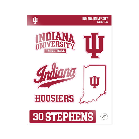 Indiana - NCAA Men's Basketball : Ian Stephens - Sticker Sheet-0