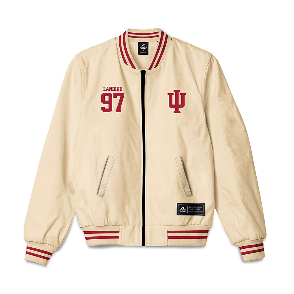 Indiana - NCAA Football : Mario Landino - Bomber Jacket-0