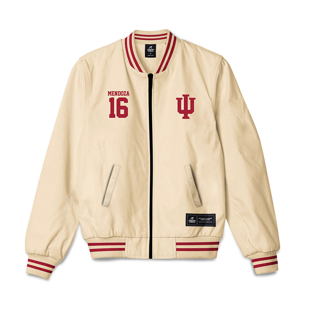 Indiana - NCAA Football : Alberto Mendoza - Bomber Jacket-0