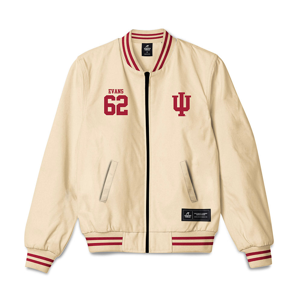 Indiana - NCAA Football : Drew Evans - Bomber Jacket-0