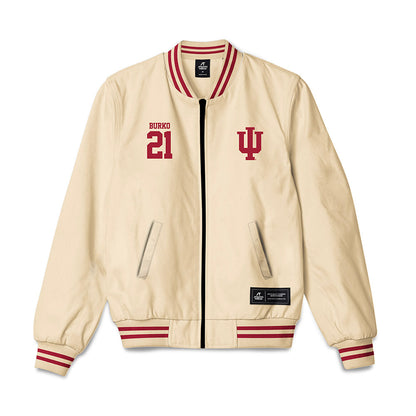 Indiana - NCAA Softball : Sydni Burko - Bomber Jacket-0