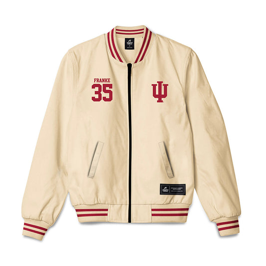 Indiana - NCAA Football : Brendan Franke - Bomber Jacket-0