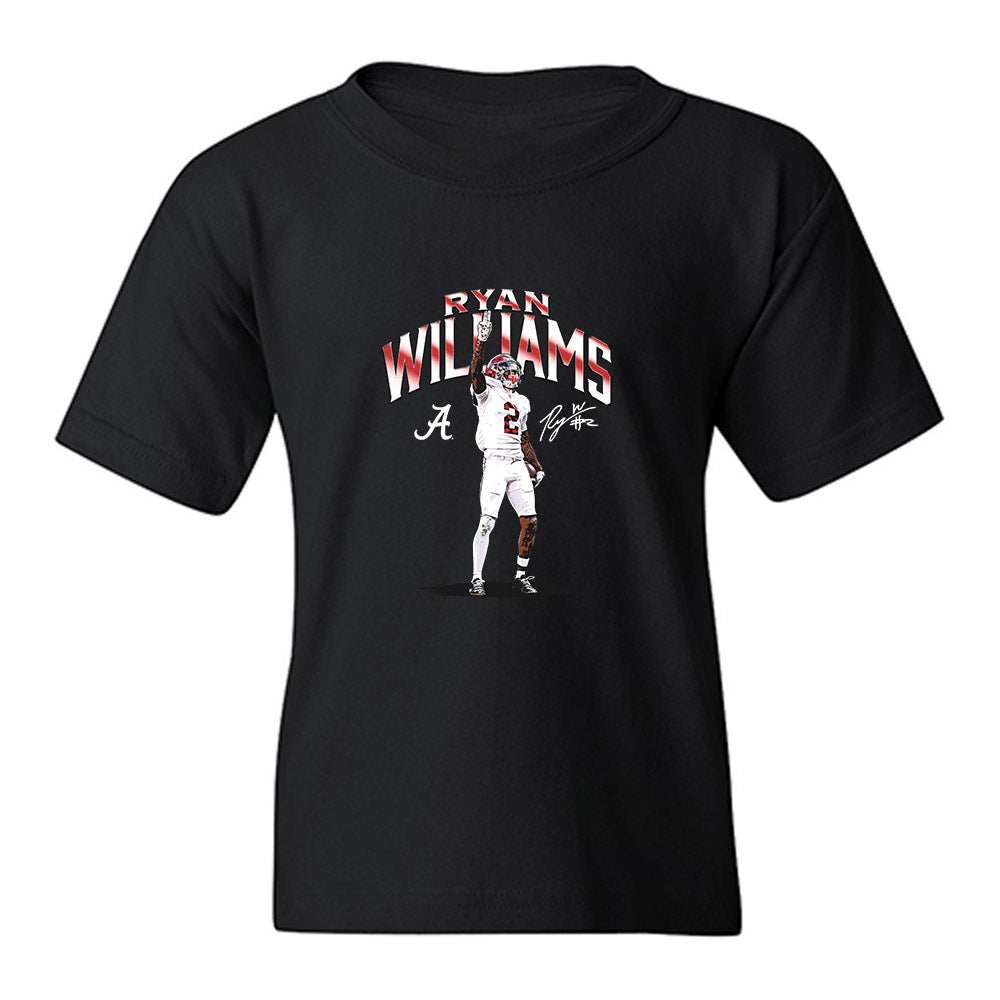 Alabama - NCAA Football : Ryan Williams - Caricature Youth T-Shirt-0