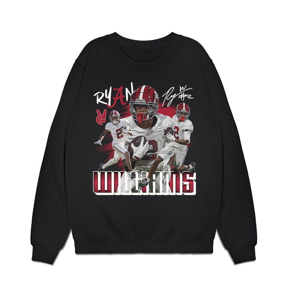 Alabama - NCAA Football : Ryan Williams - Collage Premium Crewneck Sweatshirt-0