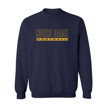 Notre Dame - NCAA Football : Junior Tuihalamaka - Classic Shersey Crewneck Sweatshirt-0