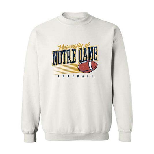 Notre Dame - NCAA Football : Junior Tuihalamaka - Classic Shersey Crewneck Sweatshirt-0