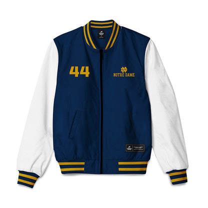 Notre Dame - NCAA Football : Junior Tuihalamaka - Bomber Jacket-0