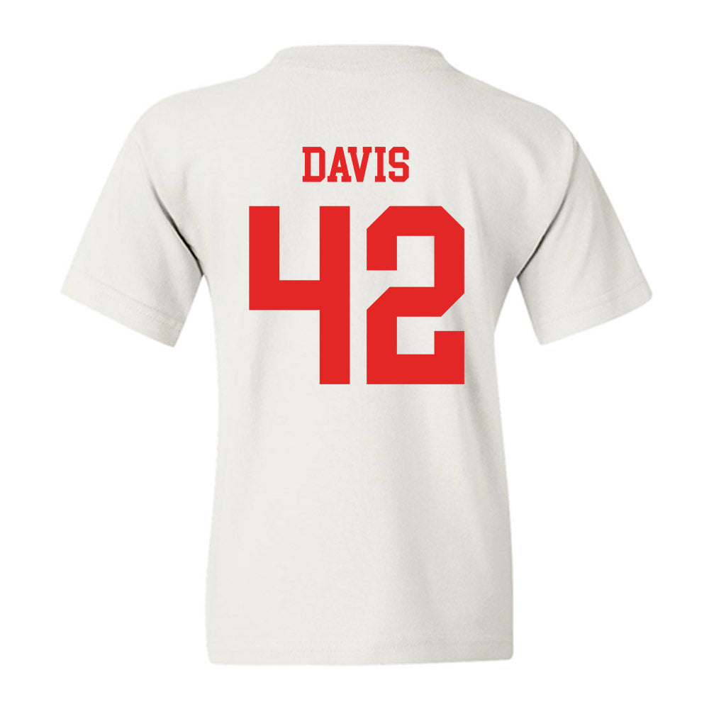 Texas Tech - NCAA Softball : Mihyia Davis - Replica Shersey Youth T-Shirt-1