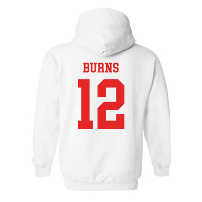 Texas Tech - NCAA Softball : Jasmyn Burns - NCAA® Replica Shersey Hooded Sweatshirt-1