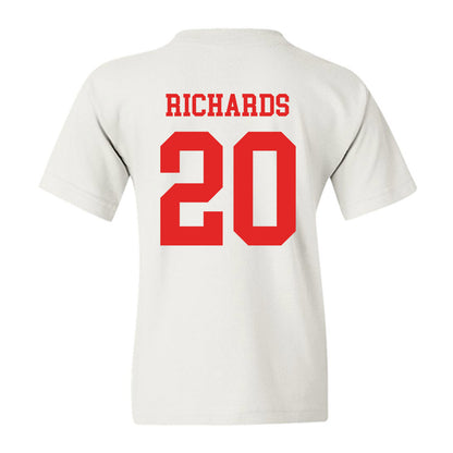 Texas Tech - NCAA Softball : Mia Richards - NCAA® Replica Shersey Youth T-Shirt-1