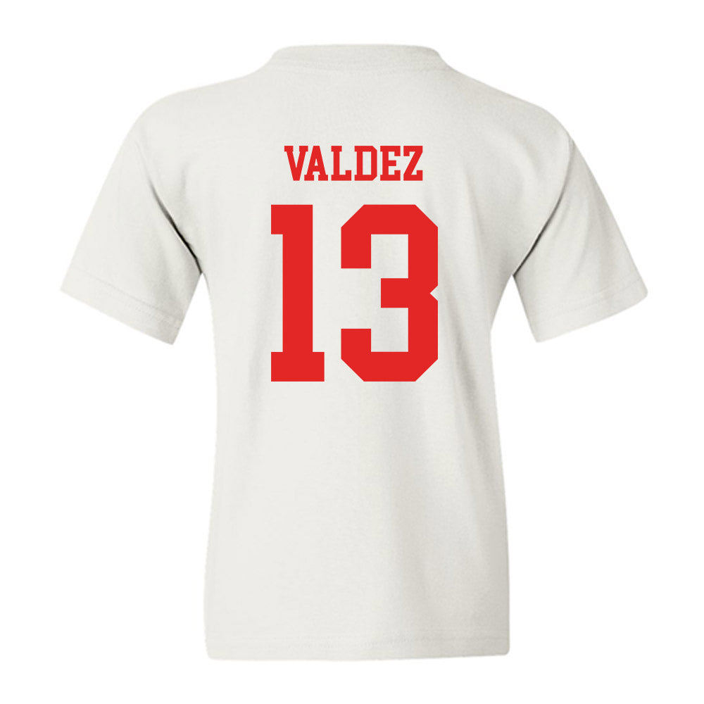Texas Tech - NCAA Softball : Victoria Valdez - Replica Shersey Youth T-Shirt-1