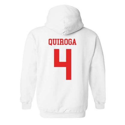 Texas Tech - NCAA Softball : Isabel Quiroga - NCAA® Replica Shersey Hooded Sweatshirt-1