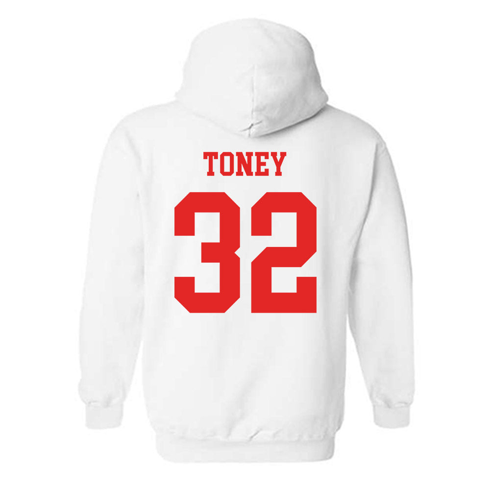 Texas Tech - NCAA Softball : Hailey Toney - Replica Shersey Hooded Sweatshirt-1