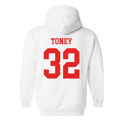 Texas Tech - NCAA Softball : Hailey Toney - Replica Shersey Hooded Sweatshirt-1